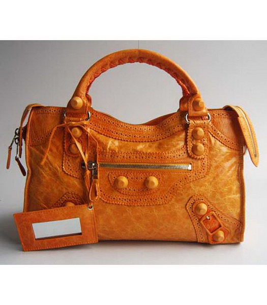 Balenciaga Giant City CoveOrange arancione borsa